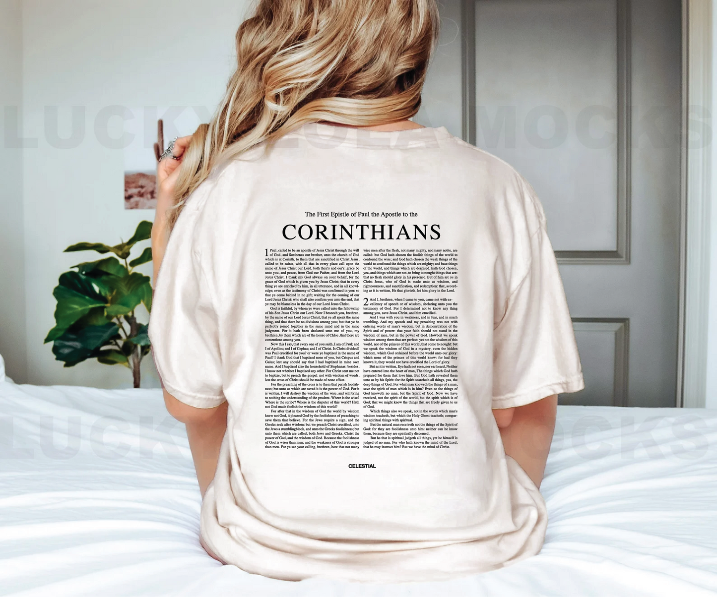 The "PAGE OF SCRIPTURE" Shirt: 1st Corinthians Edition